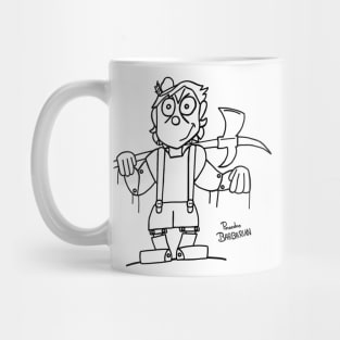 Pinocchio as a barbarian Mug